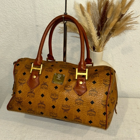 MCM Handbags - MCM boston bag